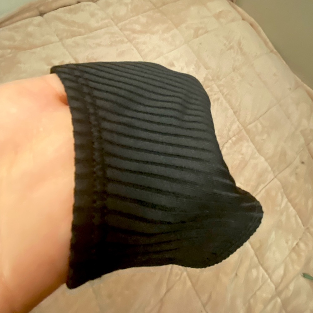 Simons front knot black one piece bathing suit - Picture 3 of 3